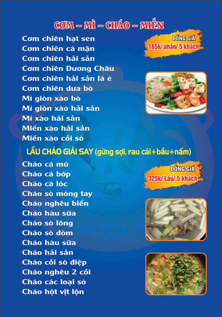 Khám Phá Thực Đơn Cơm – Mì – Cháo – Miến Hấp Dẫn Tại Các Quán Cơm Niêu Phan Thiết