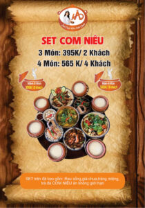 Set Cơm Niêu Kim Anh Quán – Trọn vị ngon, ấm lòng người thưởng thức