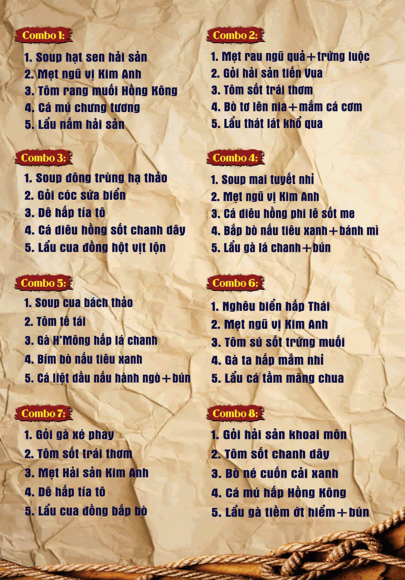 SET COMBO TIỆC 5 MÓN 2 SET COMBO TIỆC 5 MÓN - Hình ảnh 2