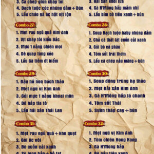 SET COMBO TIỆC 5 MÓN 10 Thưởng Thức Cơm Chay Tại Kim Anh Quán – Ẩm Thực Xanh Giữa Lòng Phan Thiết